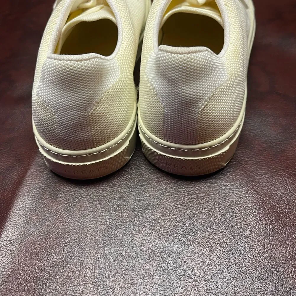GREATS royal knit sneakers off white size 10‎